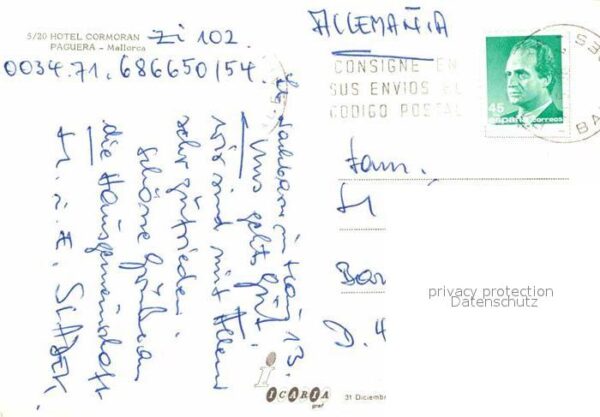 Paguera Mallorca Islas Baleares Hotel Cormoram – Bild 2