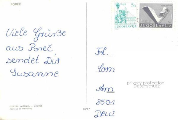 Porec Luftaufnahme Küste Hafen – Bild 2