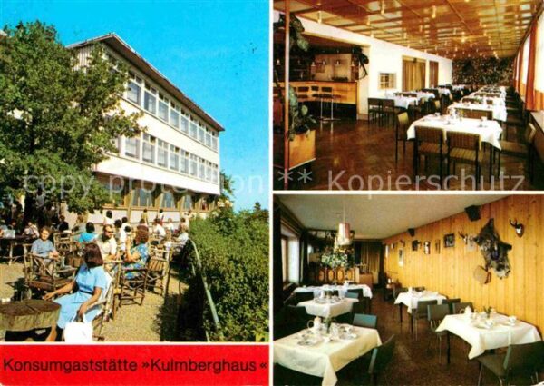 Saalfeld Saale Konsumgaststätte Kulmberghaus