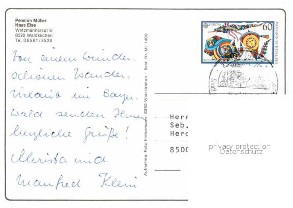 Waldkirchen Niederbayern Pension Müller Haus Else – Bild 2