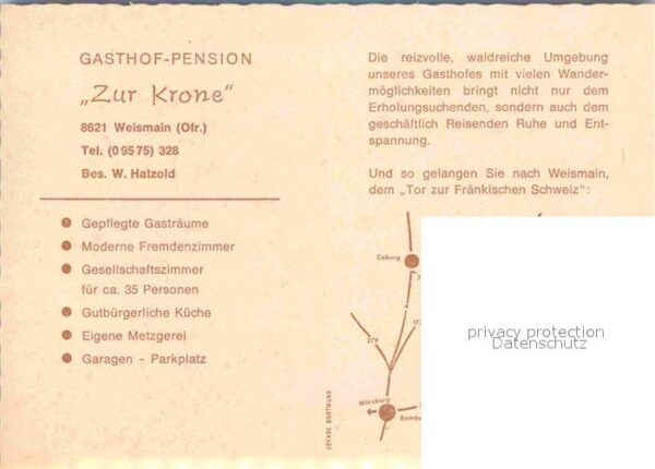 Weismain Gasthof Zur Krone – Bild 2