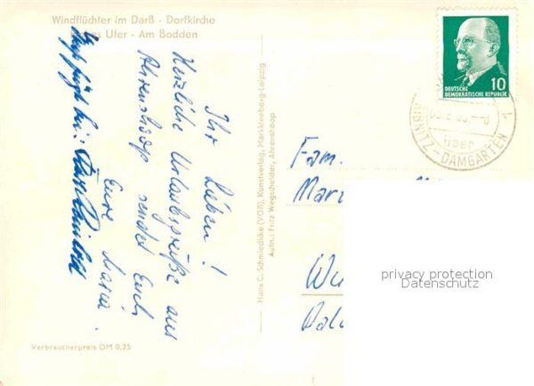 Ahrenshoop Ostseebad Windflüchter Dorfkirche Bodden – Bild 2