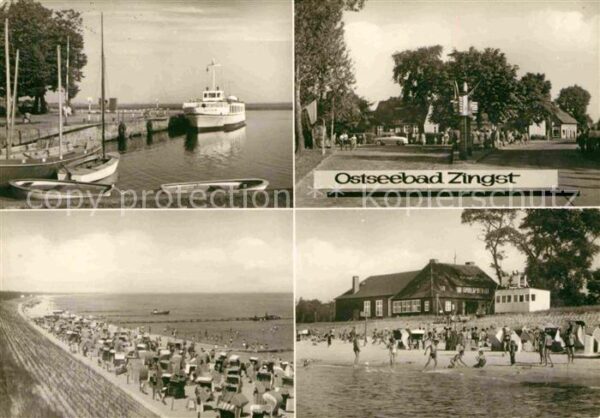 Zingst Ostseebad nlegestelle Strand Teilansicht