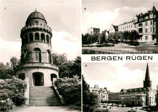 Bergen Ruegen Ernst-Moritz-Arndt Turm Karl Marx Platz
