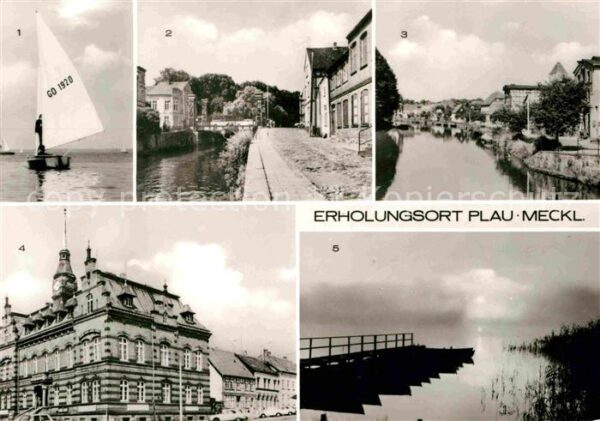 Plau Mecklenburg Plauer See Zugbrücke Strandstrasse Rath