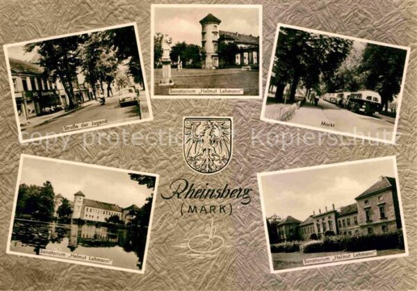 Rheinsberg Markt Strasse der Jugend Sanatorium Hel