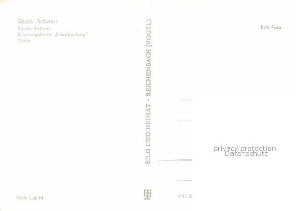 Rathen Saechsische Schweiz Erholungsheim Friedensburg – Bild 2