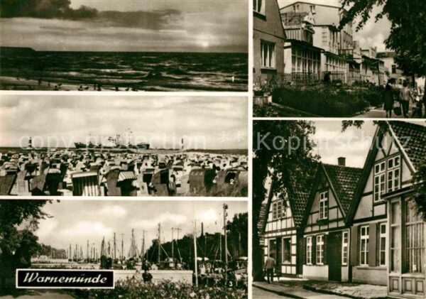 Warnemuende Ostseebad Hafen Strand