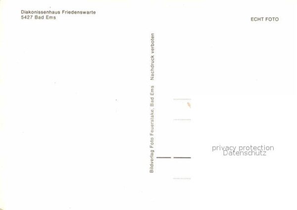 Bad Ems Diakonissenhaus Friedenswarte – Bild 2