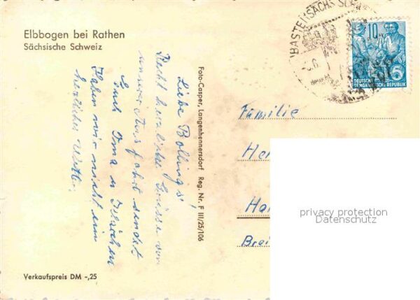 Rathen Saechsische Schweiz Elbbogen – Bild 2