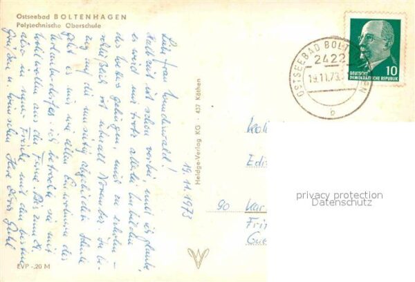 Boltenhagen Ostseebad Polytechnische Oberschule – Bild 2