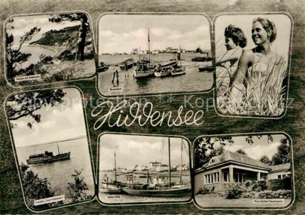 Insel Hiddensee Kloster Dampfer Insel Hiddensee Hafen V