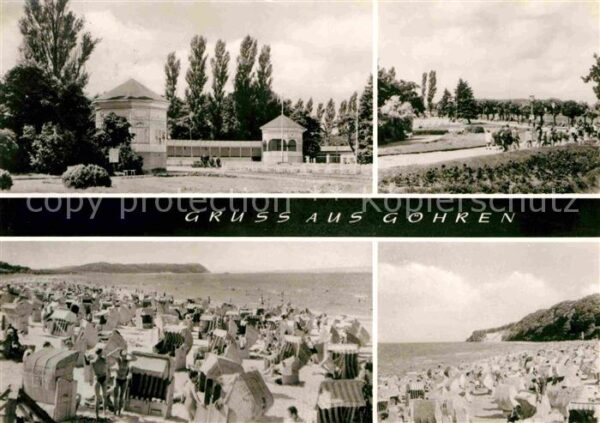 Goehren Ruegen Kurpark Strand