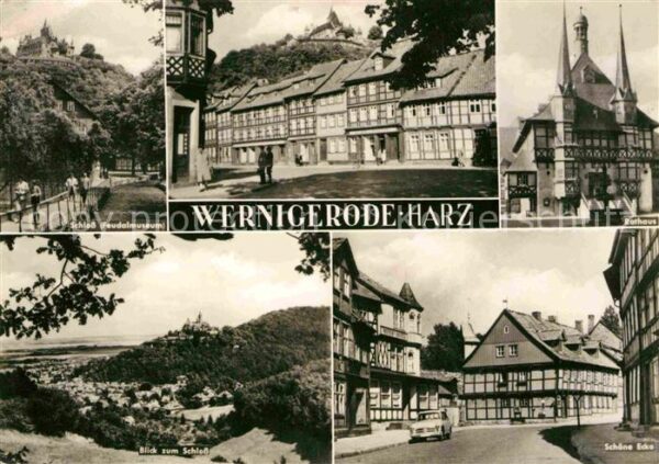 Werningerode Steinrode Schloss Rathaus Panorama