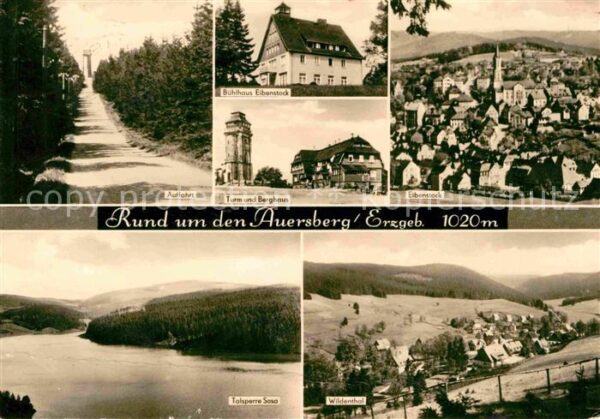 Eibenstock Rund um den Auersberg Talsperre Sosa Tu