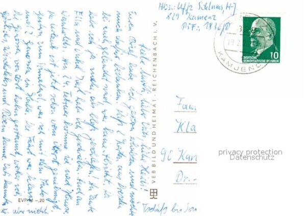 Kamenz Sachsen Lessinghaus Teilansicht Rosengarten Wes – Bild 2
