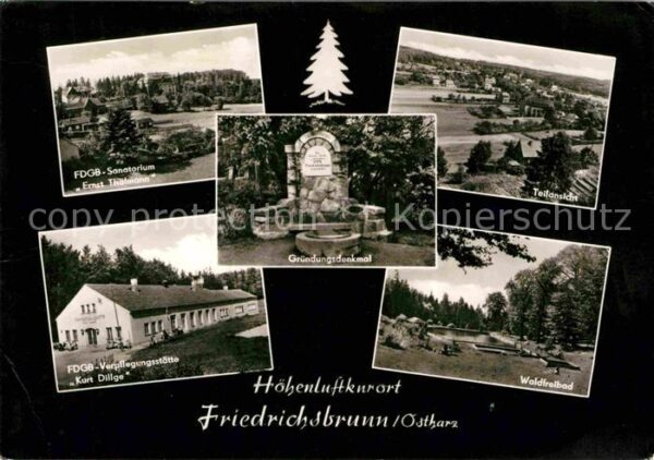 Friedrichsbrunn Harz Sanatorium Ernst Thählmann Kurt Dillage