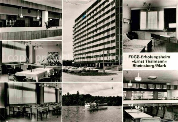Rheinsberg FDGB Erholungsheim Ernst Thälmann Rezep