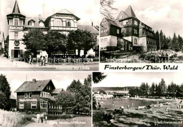 Finsterbergen Volkshaus zur Linde Cafe Waldschlössche