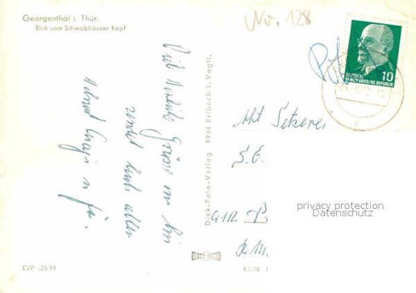 Georgenthal Gotha Blick vom Schwabenhäuser Kopf – Bild 2