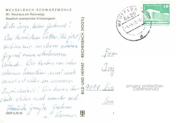 Meuselbach-Schwarzmuehle Park Schwimmbad Teilansicht – Bild 2