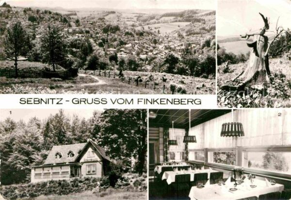 Sebnitz Gaststätte Finkenbaude Teilansicht