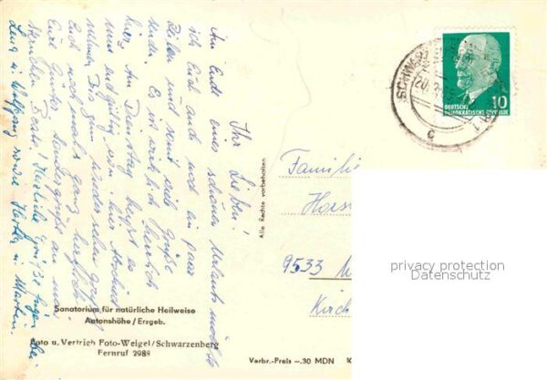 Antonshoehe Breitenbrunn Sanatorium für natürliche Heilweise – Bild 2