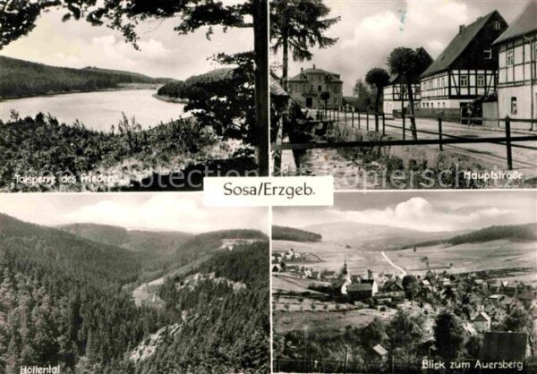 Sosa Erzgebirge Talsperre Höllental Auersberg Hauptstra