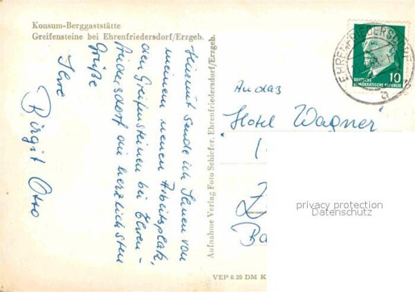 Ehrenfriedersdorf Erzgebirge Gaststätte Greifensteine – Bild 2