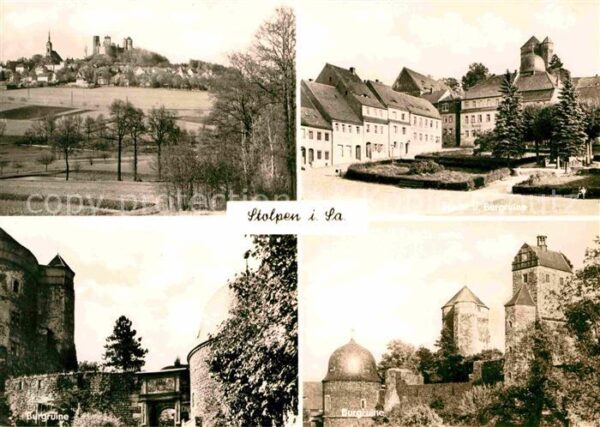Stolpen Burg Platz Teilansicht