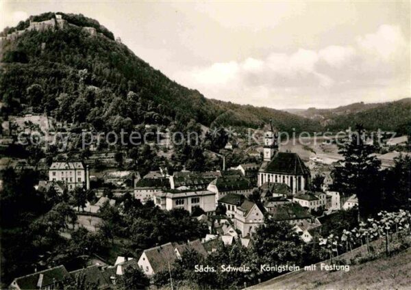 Koenigstein Saechsische Schweiz Festung