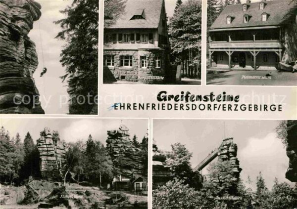 Ehrenfriedersdorf Erzgebirge Greifensteine Aussichtsfelsen Heimatmus