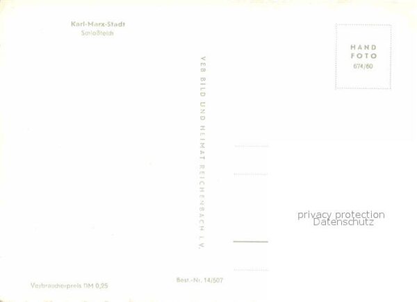 Karl-Marx-Stadt Schlossteich – Bild 2