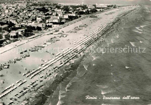 Rimini Fliegeraufnahme Strand