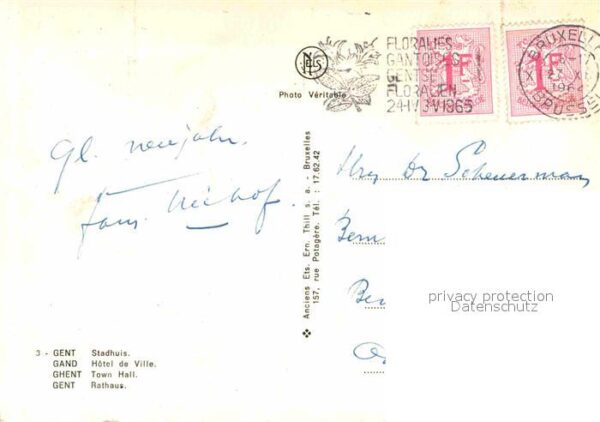 Gent Gand Flandre Rathaus – Bild 2