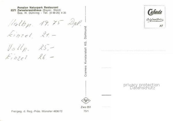 Zwieslerwaldhaus Pension Naturpark Restaurant – Bild 2