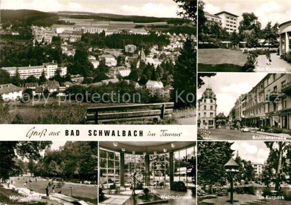 Bad Schwalbach Minigolfplatz Weinbrunnen Kurpark Brunn