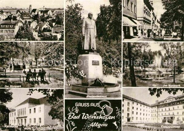 Bad Woerishofen Kurpark Kurhaus Kneippstrasse Kneippian