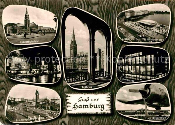 Hamburg Hauptbahnhof Reeperbahn Alsterpavillon