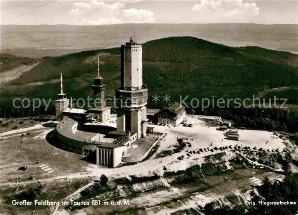 Grosser Feldberg Taunus Berghotel Aussichtsturm Sender Original