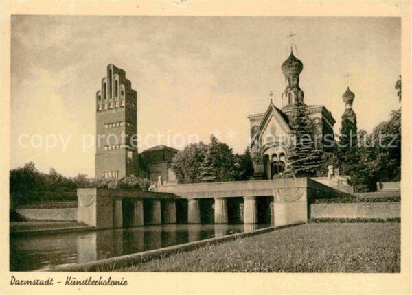 Darmstadt Künstlerkolonie Hochzeitsturm Russische