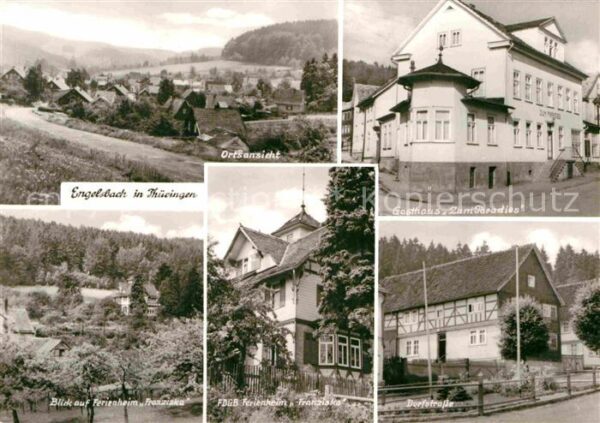 Engelsbach Ortsansicht Gasthaus Zum Paradies FDGB