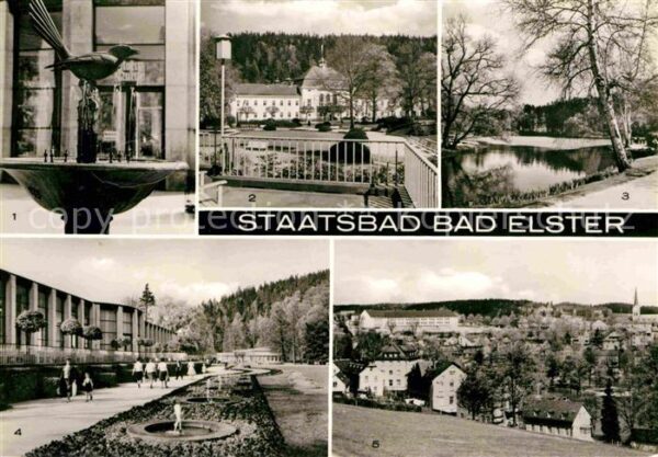 Bad Elster Elsterbrunnen Moritzquelle Badehaus Gon