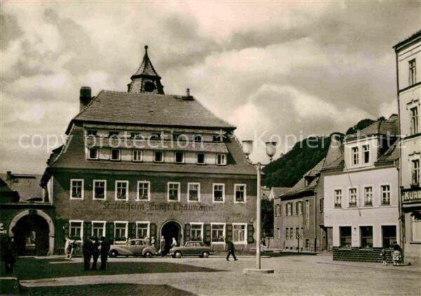 Bad Schandau FDGB Erholungsheim Ernst Thälmann am Ma
