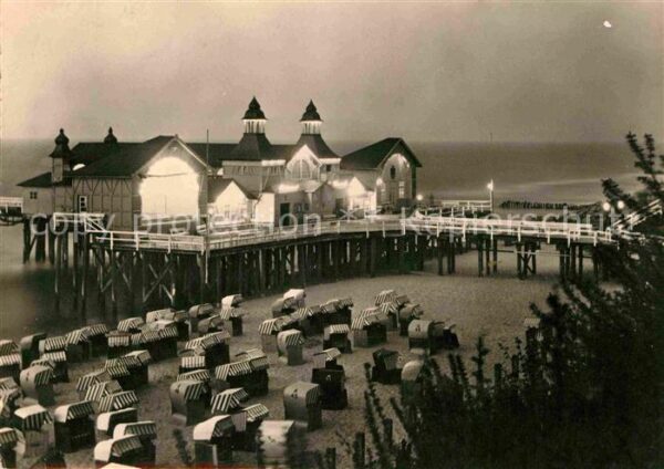 Sellin Ruegen Seebrücke Restaurant Strand