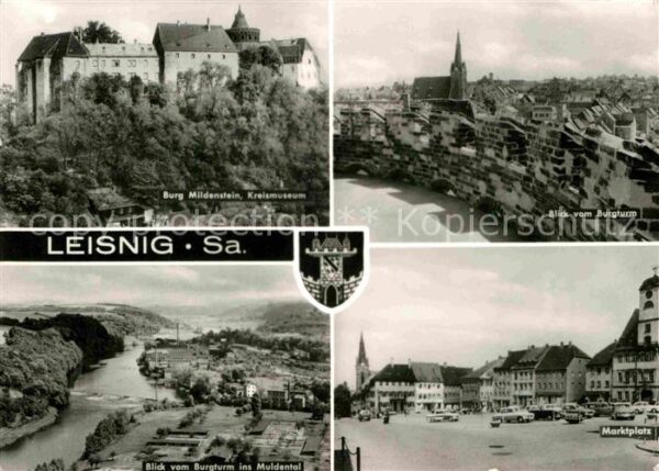 Leisnig Burg Mildenstein Museum Stadtbild mit K