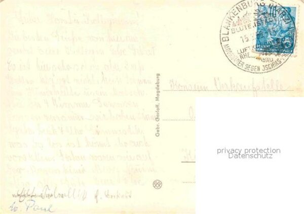 Blankenburg Harz Ferienheim Klara Zetkin – Bild 2