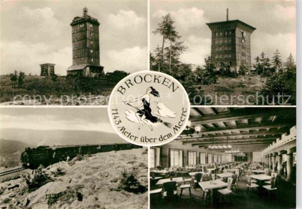 Brocken Harz Berggasthaus Wetterwarte Aussichtsturm