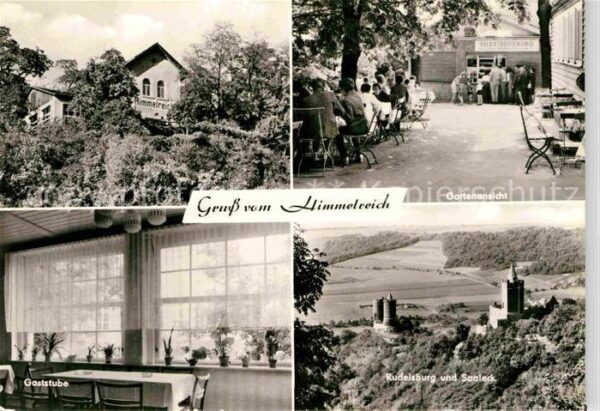 Himmelreich Bad Koesen Berggaststätte Garten Gaststube Rudelsb
