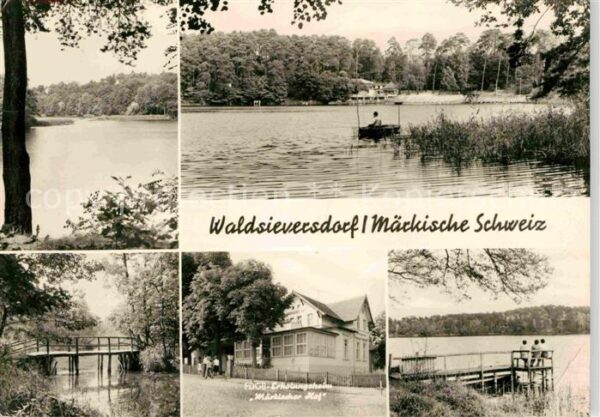 Waldsieversdorf FDGB Erholungsheim Märkischer Hof See S